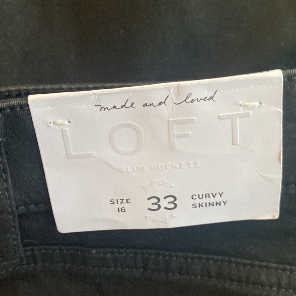 Loft. Lack Jeans - Picture 4 of 5